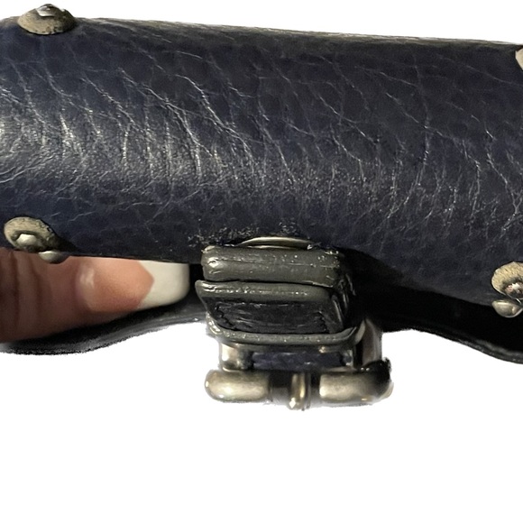 Chloe Navy Blue leather studded wallet - Picture 14 of 14